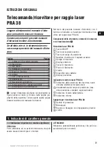 Предварительный просмотр 28 страницы Hilti PRA 38 Operating Instructions Manual