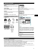 Предварительный просмотр 104 страницы Hilti PRE 38 Operating Instructions Manual