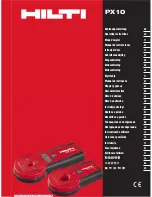 Hilti PX 10 Operating Instructions Manual preview