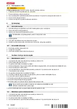 Предварительный просмотр 124 страницы Hilti RT 6-A22 Manual