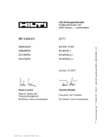 Предварительный просмотр 17 страницы Hilti SBT 4-A22 Manual