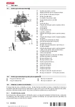 Предварительный просмотр 152 страницы Hilti SC 55W Original Operating Instructions