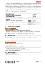 Предварительный просмотр 33 страницы Hilti SC 5ML-22 Operating Instructions Manual