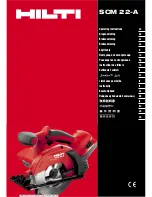 Preview for 1 page of Hilti SCM 22-A Operating Instructions Manual