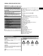 Preview for 4 page of Hilti SCM 22-A Operating Instructions Manual