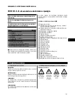 Предварительный просмотр 144 страницы Hilti SCM 22-A Operating Instructions Manual