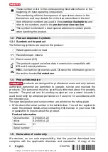 Preview for 8 page of Hilti SD 4500-A22 Manual