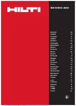 Preview for 1 page of Hilti SD5000-A22 Original Operating Instructions