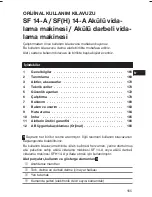 Предварительный просмотр 168 страницы Hilti SF 14-A Operating Instructions Manual