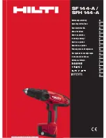 Hilti SF 144-A Operating Instructions Manual preview