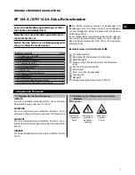 Preview for 4 page of Hilti SF 144-A Operating Instructions Manual