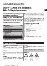 Preview for 4 page of Hilti SF 181-A Operating Instructions Manual