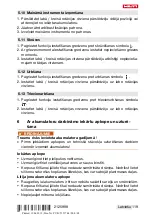 Предварительный просмотр 125 страницы Hilti SF 2H-A Operating Instructions Manual