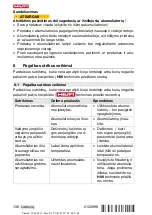 Предварительный просмотр 142 страницы Hilti SF 2H-A Operating Instructions Manual