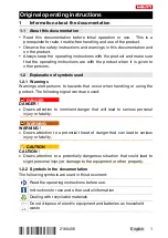 Preview for 7 page of Hilti SF BT 22-A Original Operating Instructions