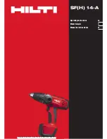 Предварительный просмотр 1 страницы Hilti SF(H) 14-A Operating Instructions Manual