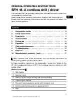 Предварительный просмотр 7 страницы Hilti SF(H) 18-A Operating Instructions Manual