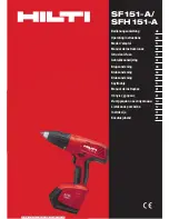 Предварительный просмотр 1 страницы Hilti SF151-A Operating Instructions Manual