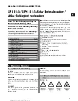 Preview for 4 page of Hilti SF151-A Operating Instructions Manual