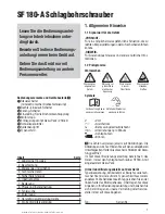 Preview for 5 page of Hilti SF180-A Operating Instructions Manual