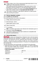 Preview for 6 page of Hilti SFD 2-A Original Operating Instructions