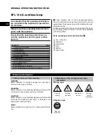 Предварительный просмотр 5 страницы Hilti SFL144-A Operating Instructions Manual