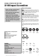 Preview for 4 page of Hilti SI 100 Operating Instructions Manual