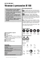 Предварительный просмотр 10 страницы Hilti SI 100 Operating Instructions Manual