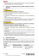 Предварительный просмотр 104 страницы Hilti SID 2-A Original Operating Instructions