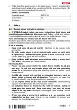 Предварительный просмотр 7 страницы Hilti SIW 6-22 Operating Instructions Manual