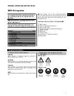 Preview for 5 page of Hilti SMD 50 Operating Instructions Manual