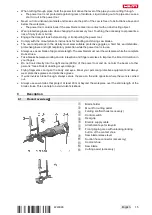 Предварительный просмотр 21 страницы Hilti SR 30 Operating Instructions Manual