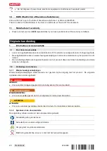 Предварительный просмотр 26 страницы Hilti SR 30 Operating Instructions Manual