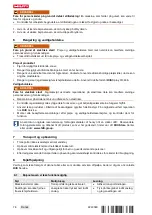 Предварительный просмотр 84 страницы Hilti SR 30 Operating Instructions Manual