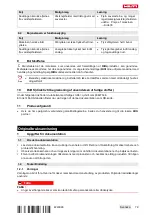 Preview for 85 page of Hilti SR 30 Operating Instructions Manual