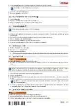 Предварительный просмотр 111 страницы Hilti SR 30 Operating Instructions Manual