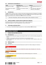 Preview for 113 page of Hilti SR 30 Operating Instructions Manual