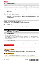 Предварительный просмотр 122 страницы Hilti SR 30 Operating Instructions Manual