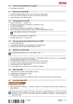 Предварительный просмотр 129 страницы Hilti SR 30 Operating Instructions Manual