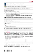 Preview for 153 page of Hilti SR 30 Operating Instructions Manual