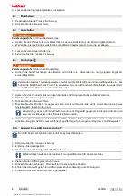 Предварительный просмотр 14 страницы Hilti SR 4-A22 Original Operating Instructions