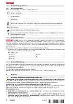 Предварительный просмотр 8 страницы Hilti SR 6-22 Original Operating Instructions