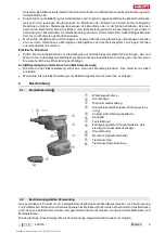 Предварительный просмотр 11 страницы Hilti ST 1800-A22 Original Operating Instructions