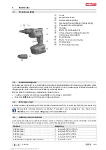 Предварительный просмотр 109 страницы Hilti ST 1800-A22 Original Operating Instructions