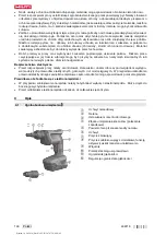 Предварительный просмотр 152 страницы Hilti ST 1800-A22 Original Operating Instructions