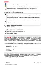 Предварительный просмотр 160 страницы Hilti ST 1800-A22 Original Operating Instructions