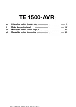 Preview for 4 page of Hilti TE 1500-AVR Original Operating Instructions