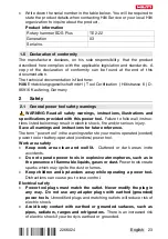 Preview for 29 page of Hilti TE 2-22 Original Operating Instructions