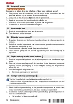 Preview for 58 page of Hilti TE 2-22 Original Operating Instructions