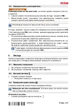 Preview for 215 page of Hilti TE 2-22 Original Operating Instructions